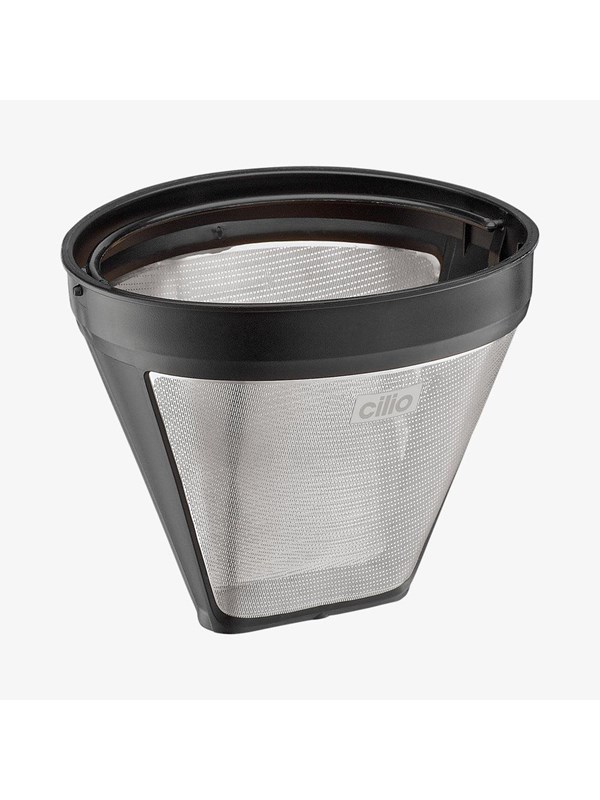 Cilio Grootte koffiefilter 4 in staal herbruikbaar 12,5 cm