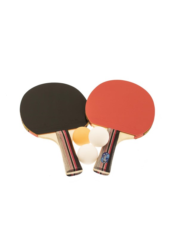 Nordic Games Tafel tennis paddle set of 2 rackets and 3 balls