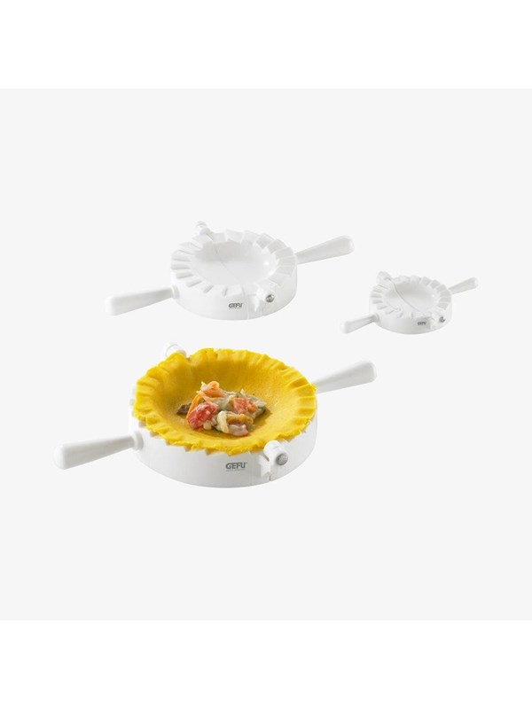 GEFU Plastic raviolivormen set met 3 delen