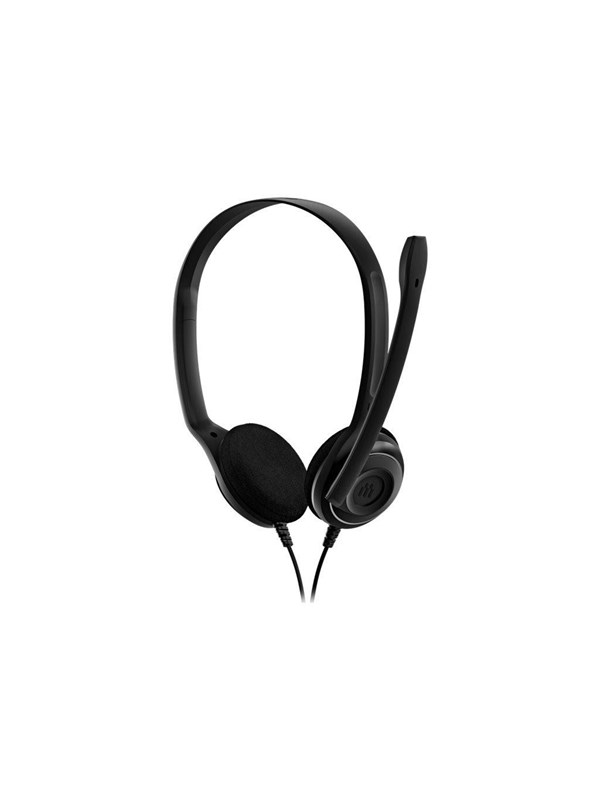 EPOS PC 8 USB On Ear headset Kabel Stereo Zwart Microfoon uitschakelbaar (mute), Volumeregeling Computer