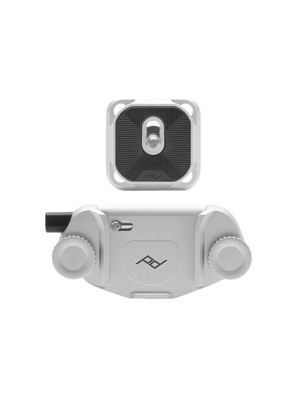 Peak Design Capture Camera Clip (v3) with Standard plate - Silver