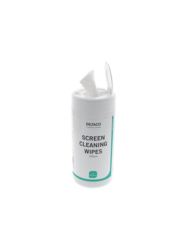 Deltaco Monitor Cleaning Wipes white