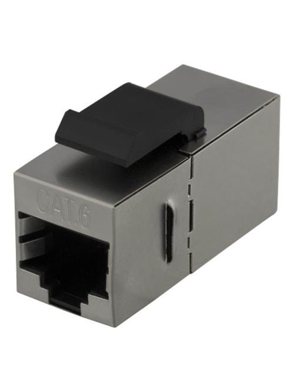 Deltaco MD-126 Cat6 Keystone koppeling afgeschermd 2xRJ45