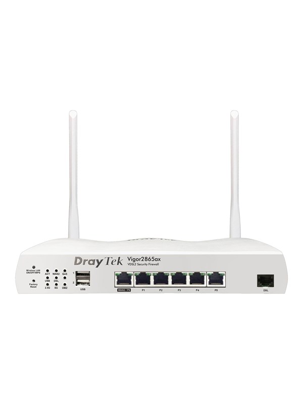 DrayTek Vigor 2865ax Homeplug / PowerLine