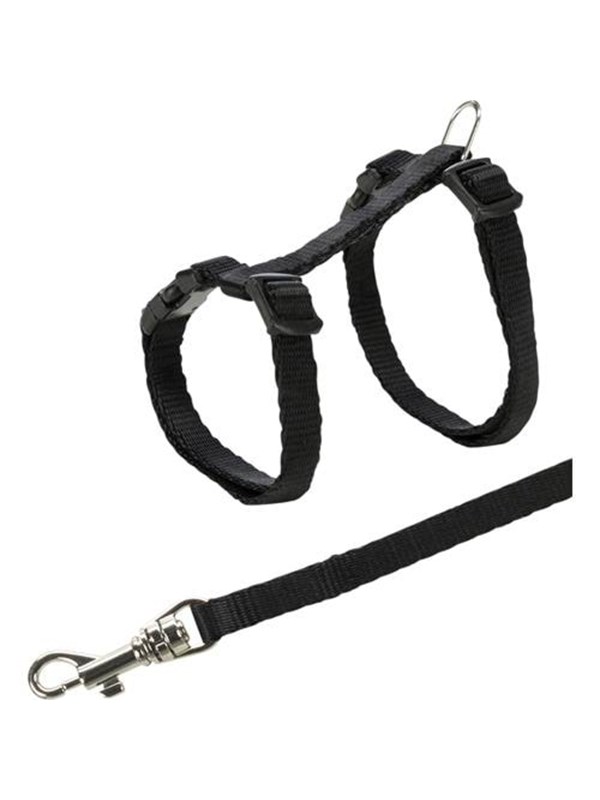 Trixie Junior Kitten harnas met riem 19-31 cm/8 mm 1,20 m - Assorti