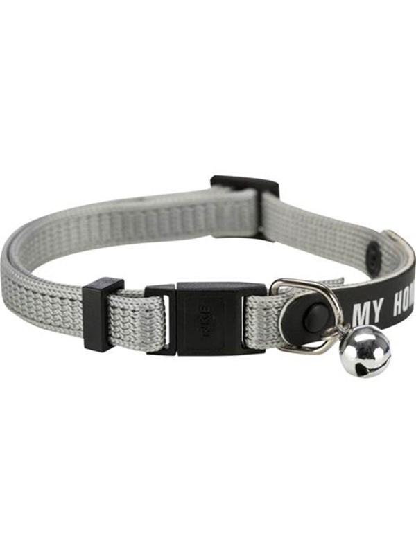Trixie Cat collar with My Home address tag - Assorted