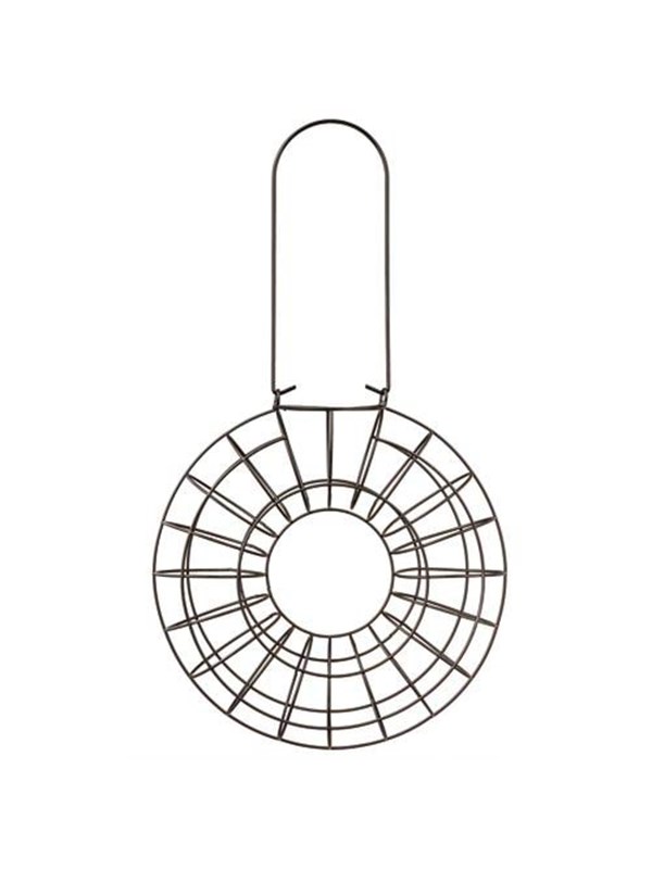 Trixie Fat ball feeder round 8 fat balls Metaal ø 24 × 8 cm Zwart