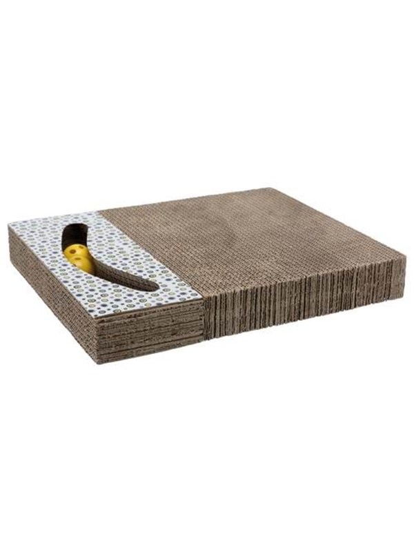Trixie Scratching Cardboard With Toys White 38 x 30 cm
