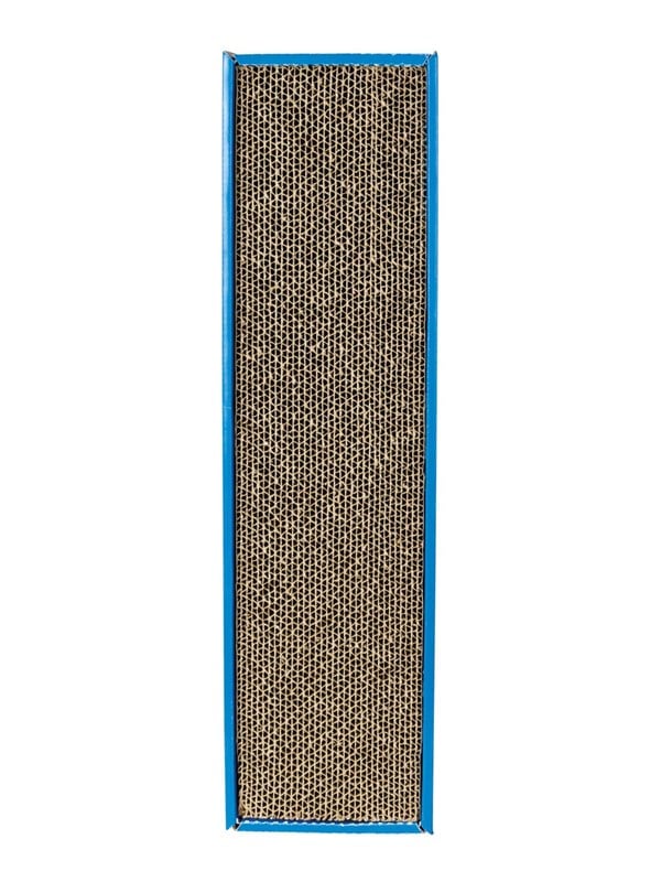 Trixie Scratchy scratching cardboard catnip 48 × 5 × 13 cm Blauw