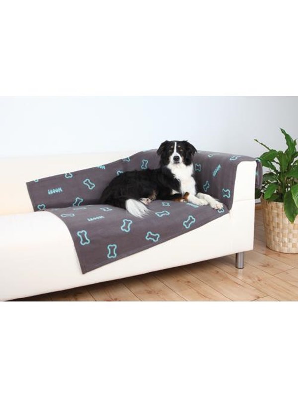 Trixie Barney blanket fleece 150 × 100 cm taupe
