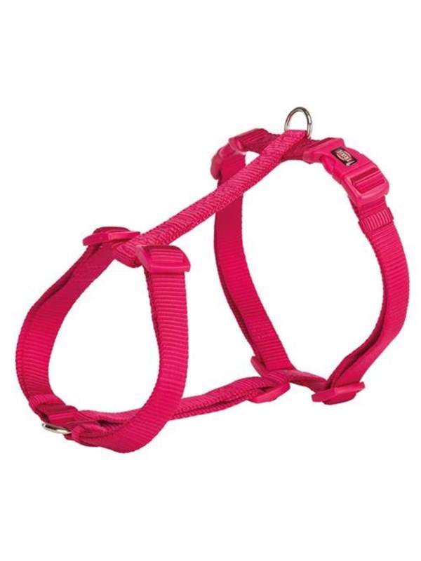 Trixie Premium H-harness XXS-XS: 20-32 cm/10 mm Fuchsia