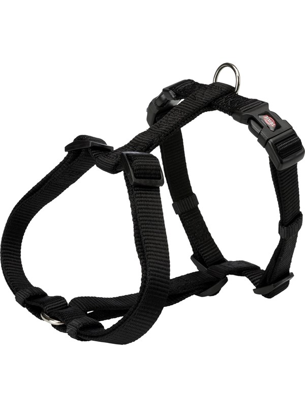 Trixie Premium H-harness XS-S: 30-44 cm/10 mm Zwart
