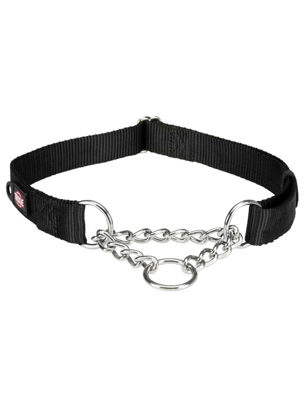 Trixie Premium semi-choke L-XL: 45-70 cm/25 mm Zwart