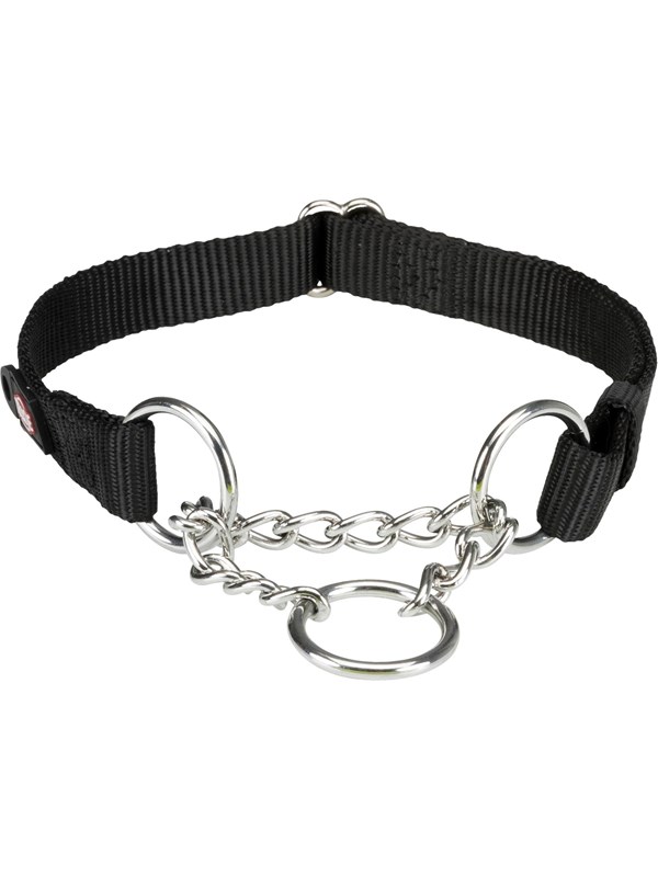 Trixie Premium semi-choke M-L: 35-50 cm/20 mm Zwart