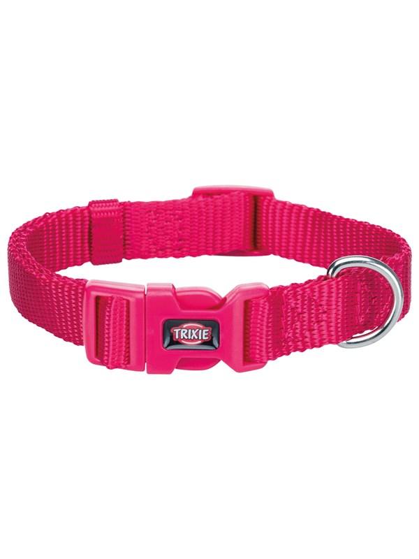 Trixie Premium Halsband XXS-XS: 15-25 cm/10 mm Fuchsia