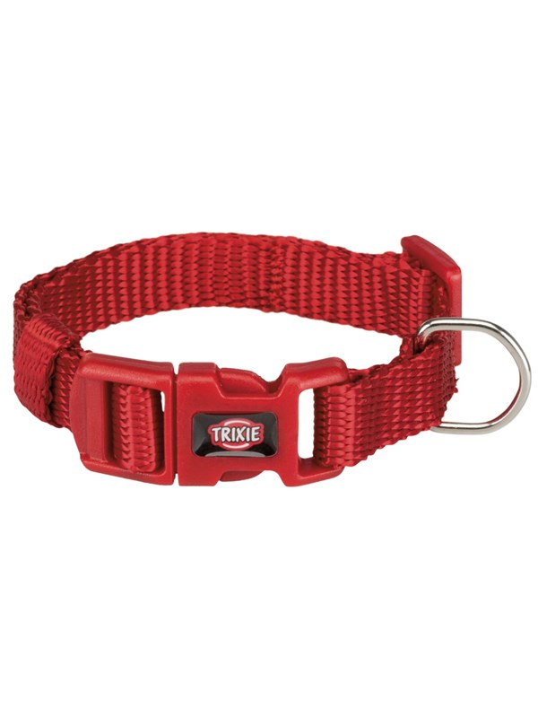 Trixie Premium Collar Red XXS-XS 15-25cm/10mm