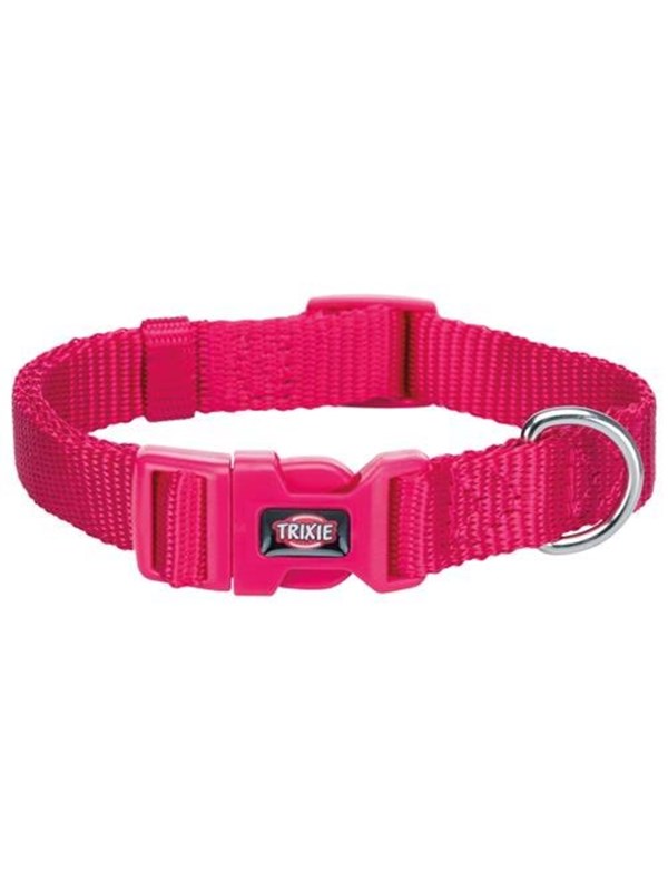 Trixie Premium Halsband S-M: 30-45 cm/15 mm Fuchsia