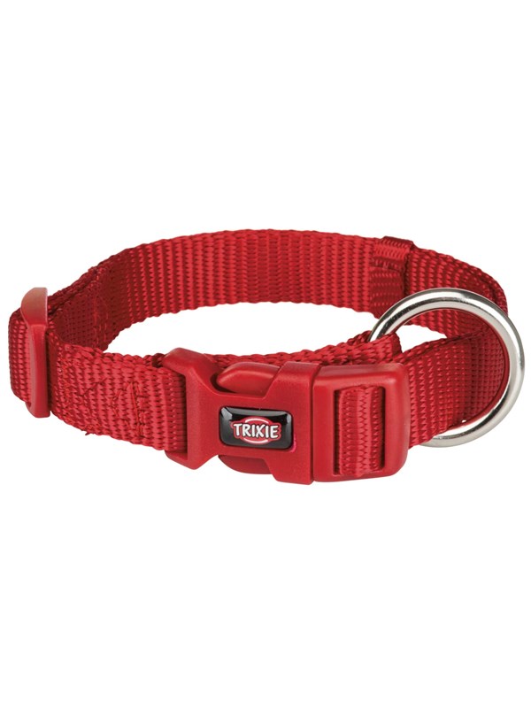 Trixie Premium Collar Red S-M 30-45cm/15mm