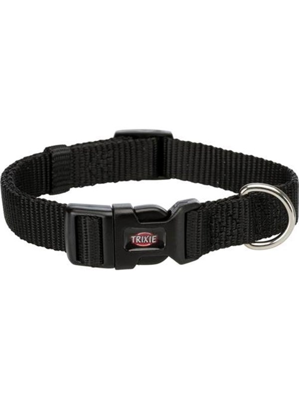 Trixie Premium Halsband XS-S: 22-35 cm/10 mm Zwart