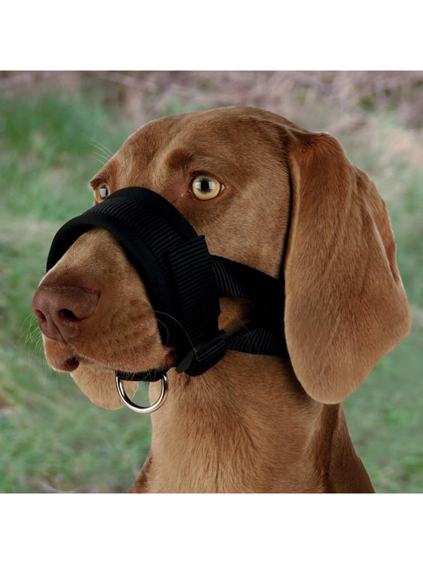 Trixie Muzzle loop nylon M-L Zwart