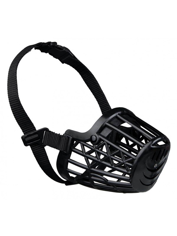 Trixie Muzzle Plastic S-M Zwart