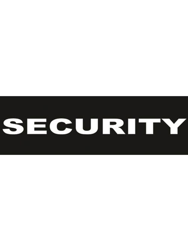 Julius K9 Tekstlabel – Security groot
