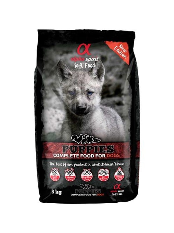 Alpha Spirit Semi-moist voor Puppies 3 kg