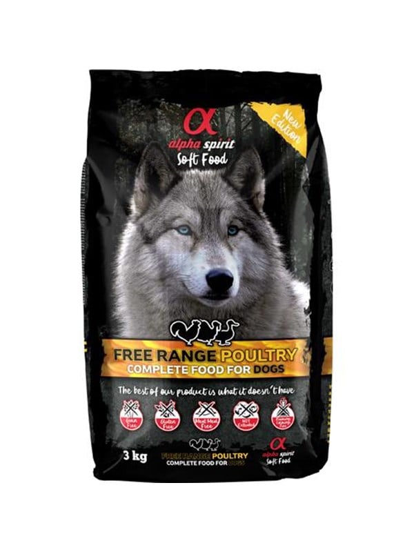 Alpha Spirit Half vochtige kip 3 kg
