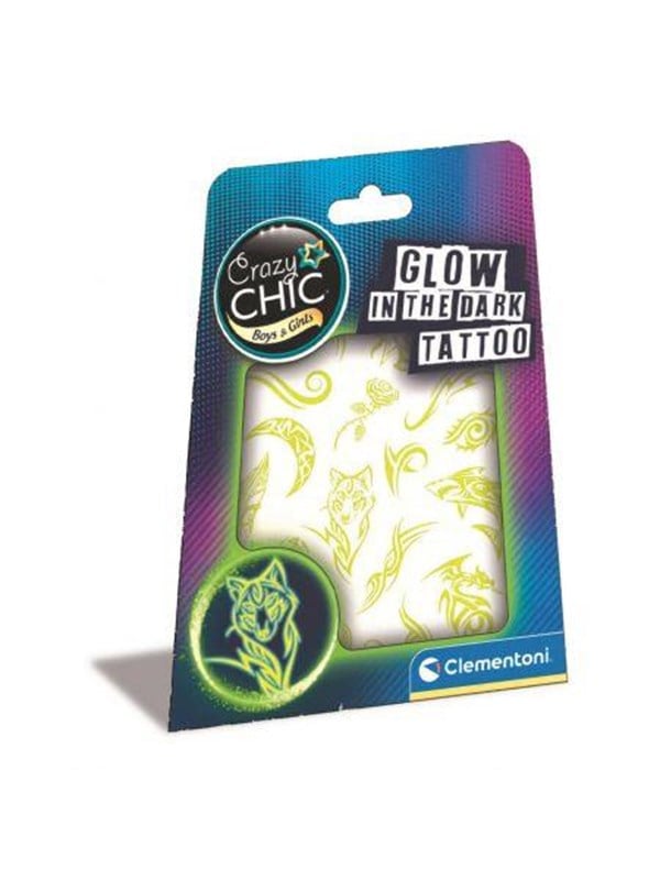 Clementoni Gekke Chic Glow in the dark Tattoo