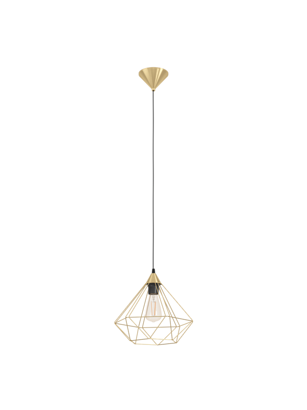 EGLO Tarbes Hanglamp - E27 - Ø 32,5 cm - Geelkoper