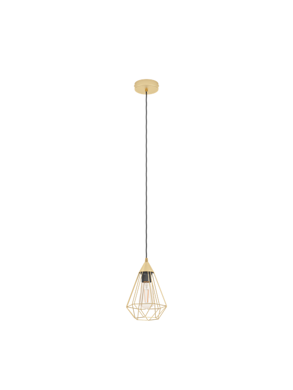 EGLO TARBES hanglamp, geelkoper-geborsteld