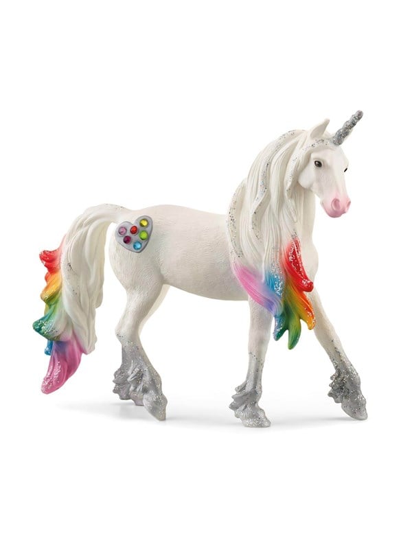 Schleich Bayala 70725 Rainbow Love Unicorn hengst Opmaken en sieraden