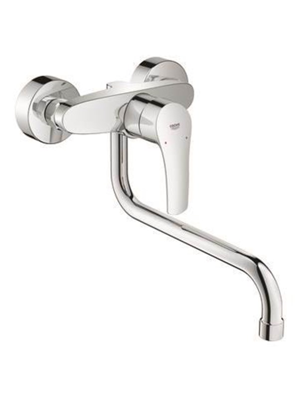 Grohe Eurosmart kitchen faucet for wall, chrome