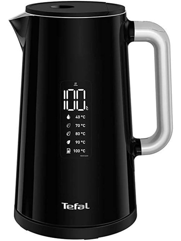 Tefal Waterkoker Digitaal Slim & Licht - Zwart & zilvergrijs - 1800 W