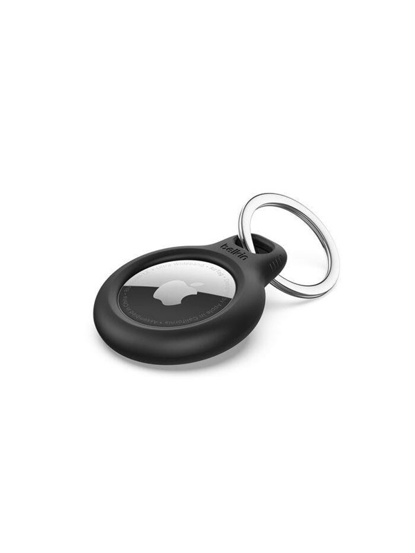 Belkin Beschermende houder met sleutelhanger - geschikt voor Apple AirTag - Zwart - 4 pack