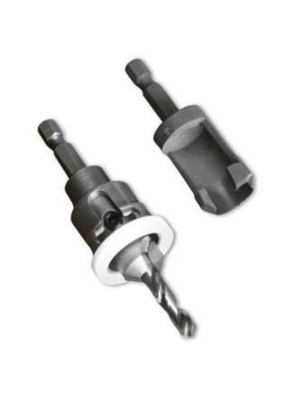 VOLTAGE Boor- en verzinkset met dieptestop 15mm 90°