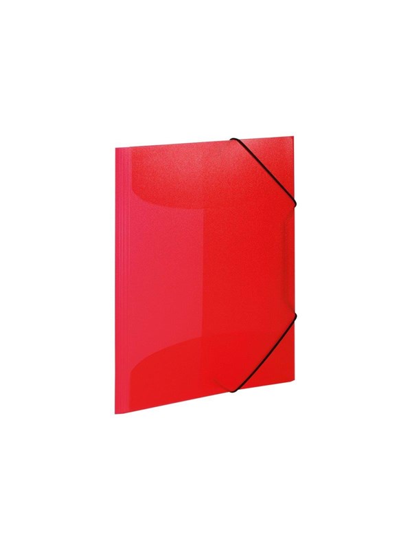 HERMA 3-flap folder - for A3 - Doorzichtig Rood