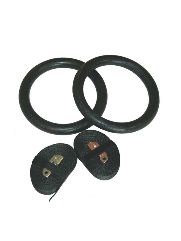 TITAN LIFE LIFE Gym rings - Synthetic I - Black rings
