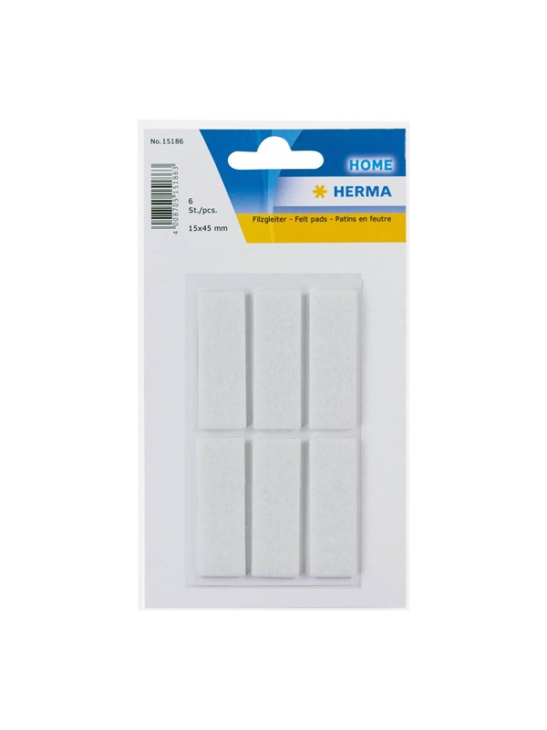 HERMA Protectiv feltpads Wit 15 x 45 mm