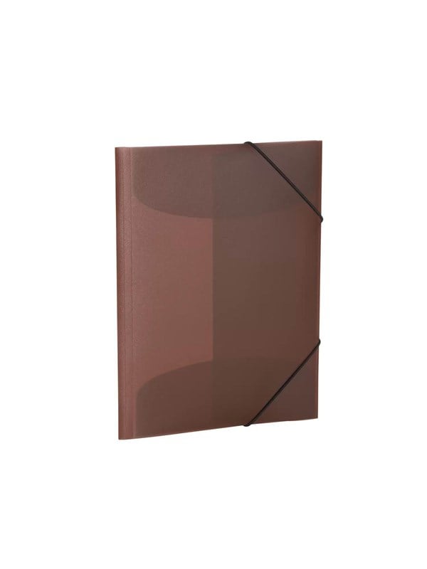 HERMA Elasticated folder A3 PP Doorzichtig Bruin