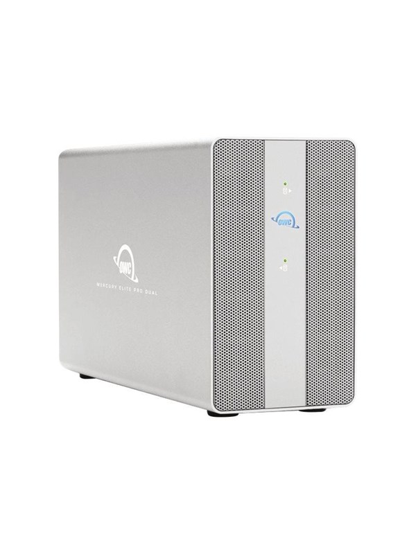 OWC Mercury Elite Pro Dual met 3-poorts hub