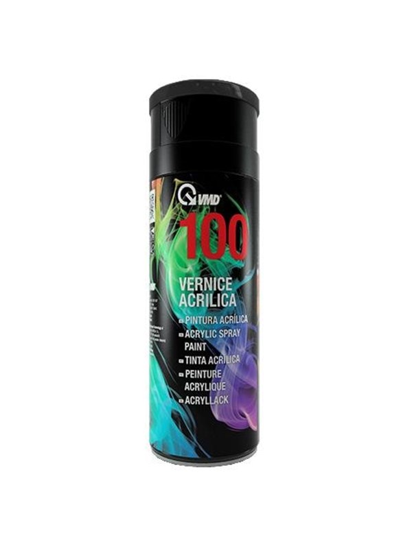 VMD 100 Spuitverf Zwart gloss RAL9005 - 400ml