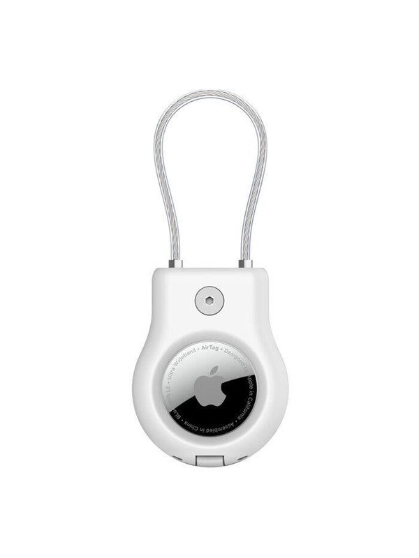 Belkin - Beschermende houder met staalkabel voor AirTag - Wit