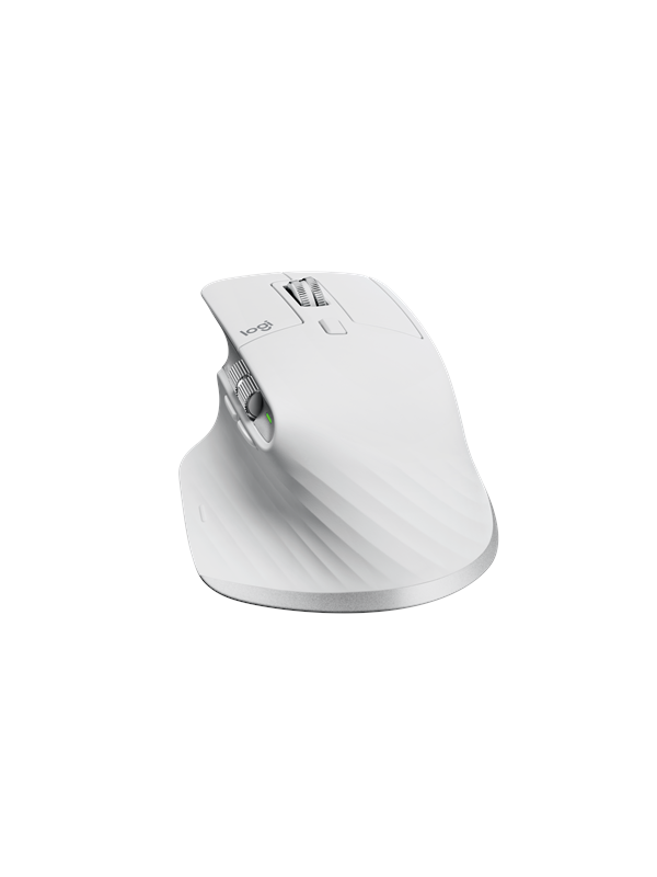 Logitech MX Master 3S Performance Draadloos Muis - Pale Grijs - Ergonomische muis - Laser - 7 knoppen - Wit