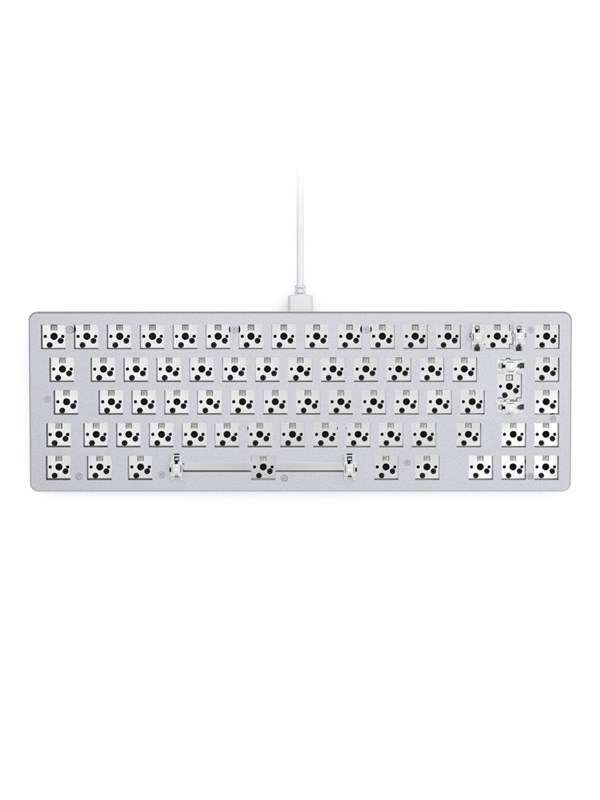 Glorious GMMK 2 - Compact 65% - Barebone - ISO - Wit - Gaming Toetsenbord - Zonder Numpad - Universal - Wit