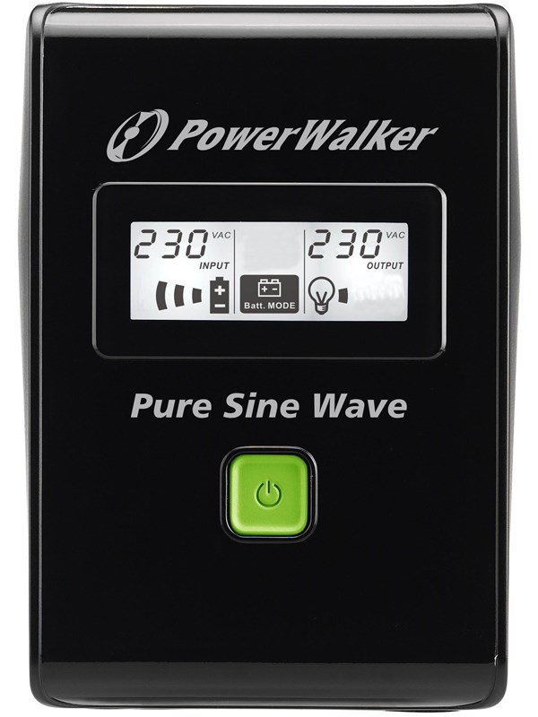 BlueWalker 10120085 - PowerWalker VI SW - 600VA/360W - Line Interactive UPS