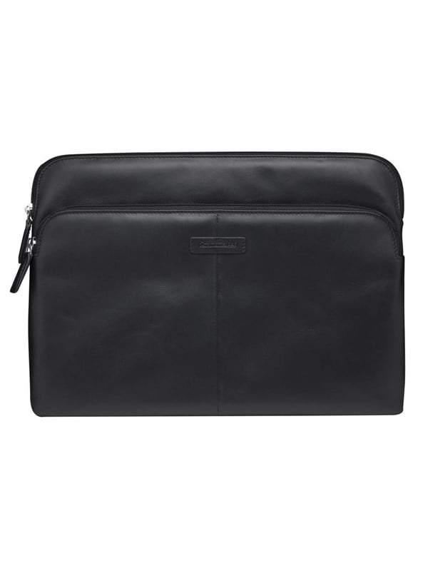 dbramante1928 Skagen Pro+ Sleeve - Laptop hoes 14 inch - Echt leer - MacBook Pro 14 inch - Black