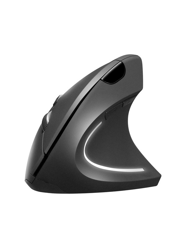 Sandberg Wired Vertical Mouse - Vertical mouse - Optisch - 6 knoppen - Zwart