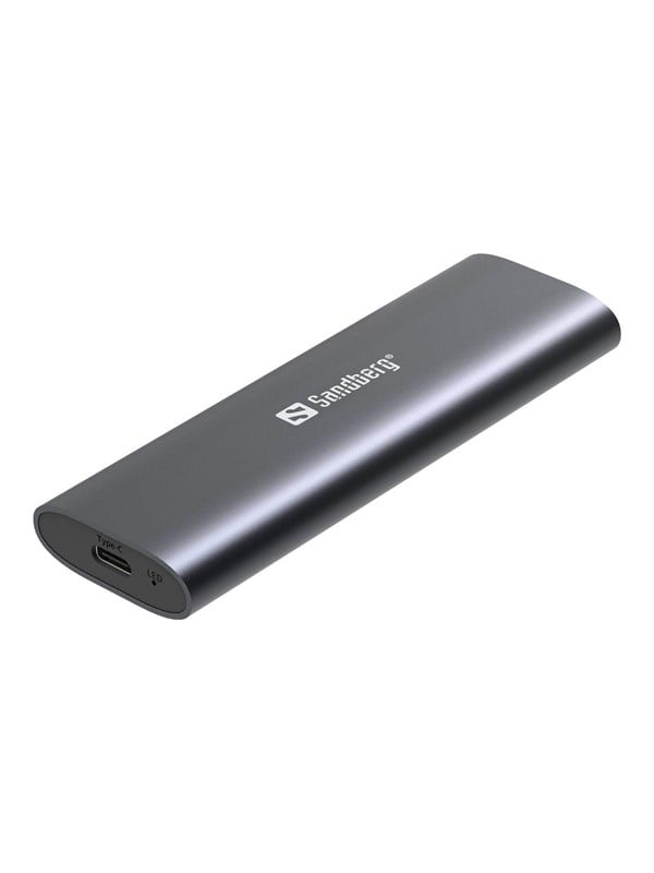 Sandberg - 136-39 - USB 3.2 Case for M.2+NVMe SSD - Zwart