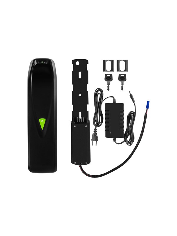 Green Cell PowerMove Batterij - 36V down tube - + AC Stroom AV / multimedia paneel - Li-Ion - EC5
